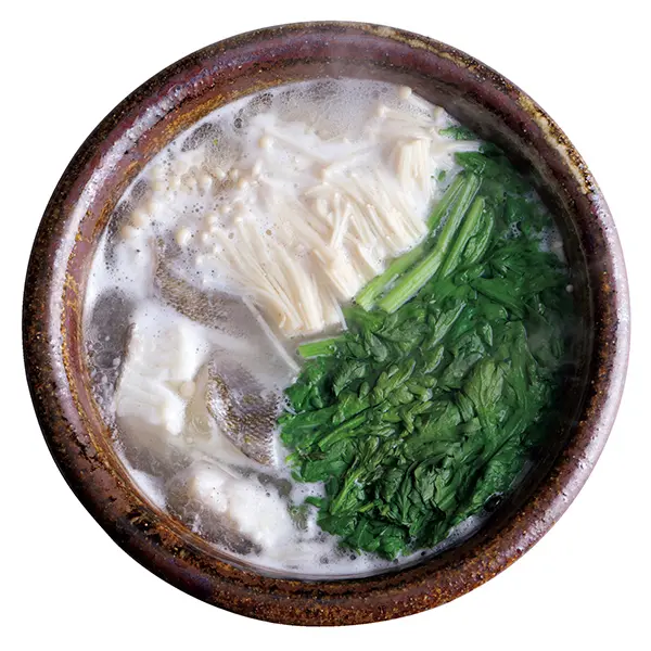 豆板醤のタレでメリハリを！ 白身魚と春菊の画像_1