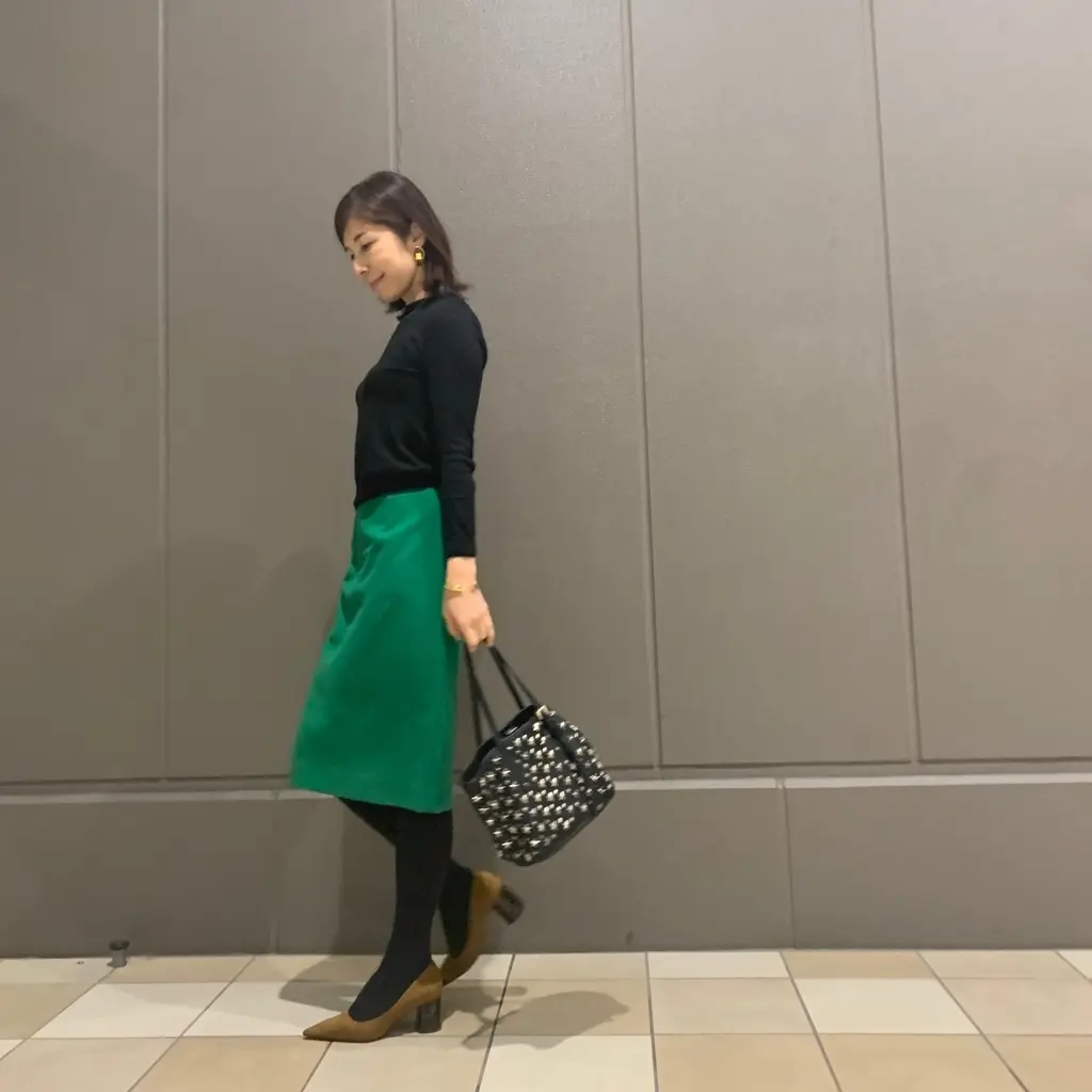 秋は差し色投入コーデで♫の画像_1