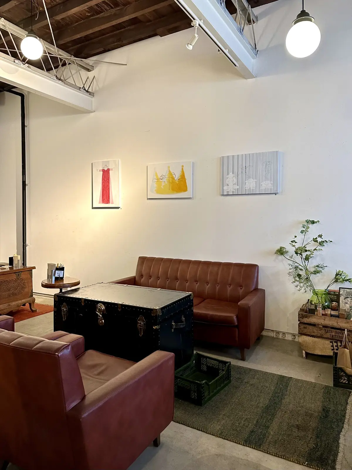 清澄白河　カフェ「fukadaso」店内