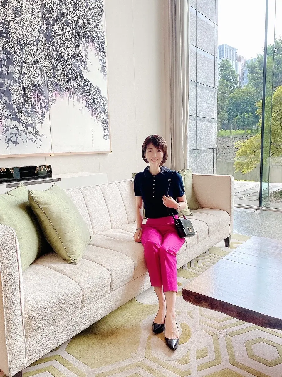 最愛バッグでパレスホテルランチへの画像_8