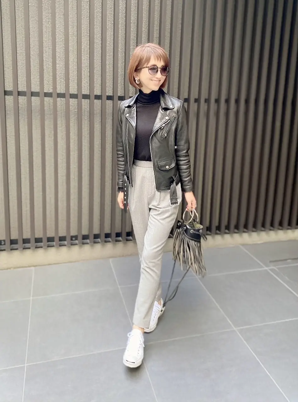 お気に入りのライダースコーデ2選の画像_6