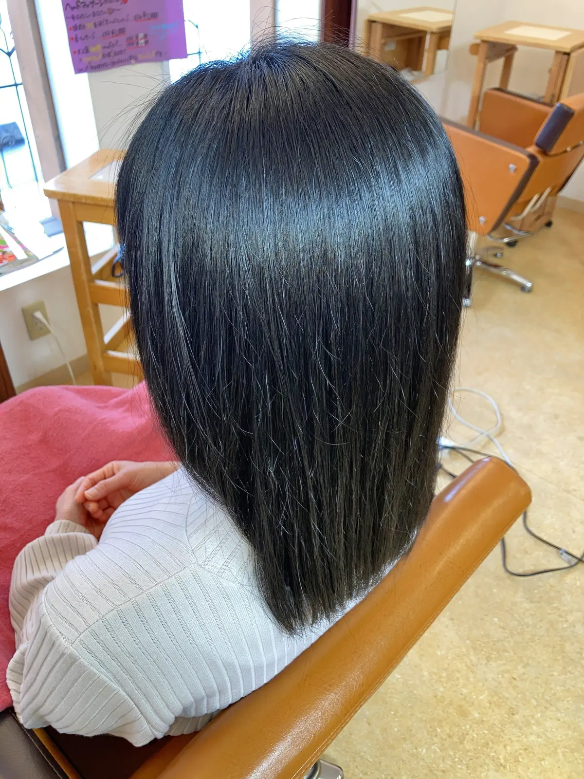 久しぶりの縮毛矯正でさらさらヘアーにの画像_1