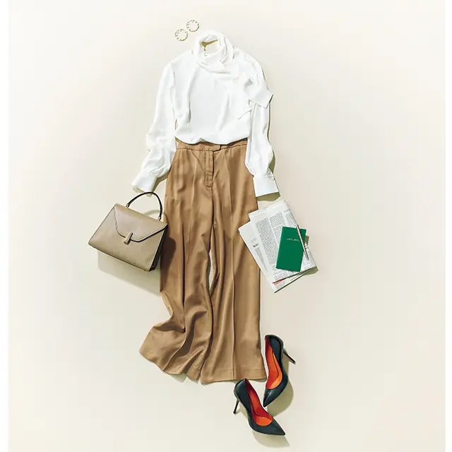 ボウタイブラウス