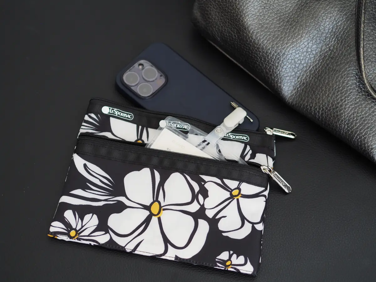 【エクラ4月号付録】レスポートサック × エクラ「大人の花柄ポーチ」