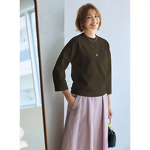 SLOANE×eclat 8分袖カットソー ￥14,300