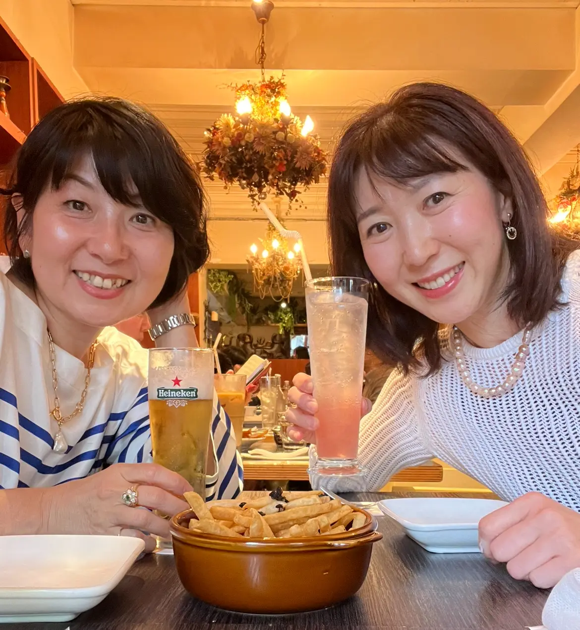 お花見ティータイム