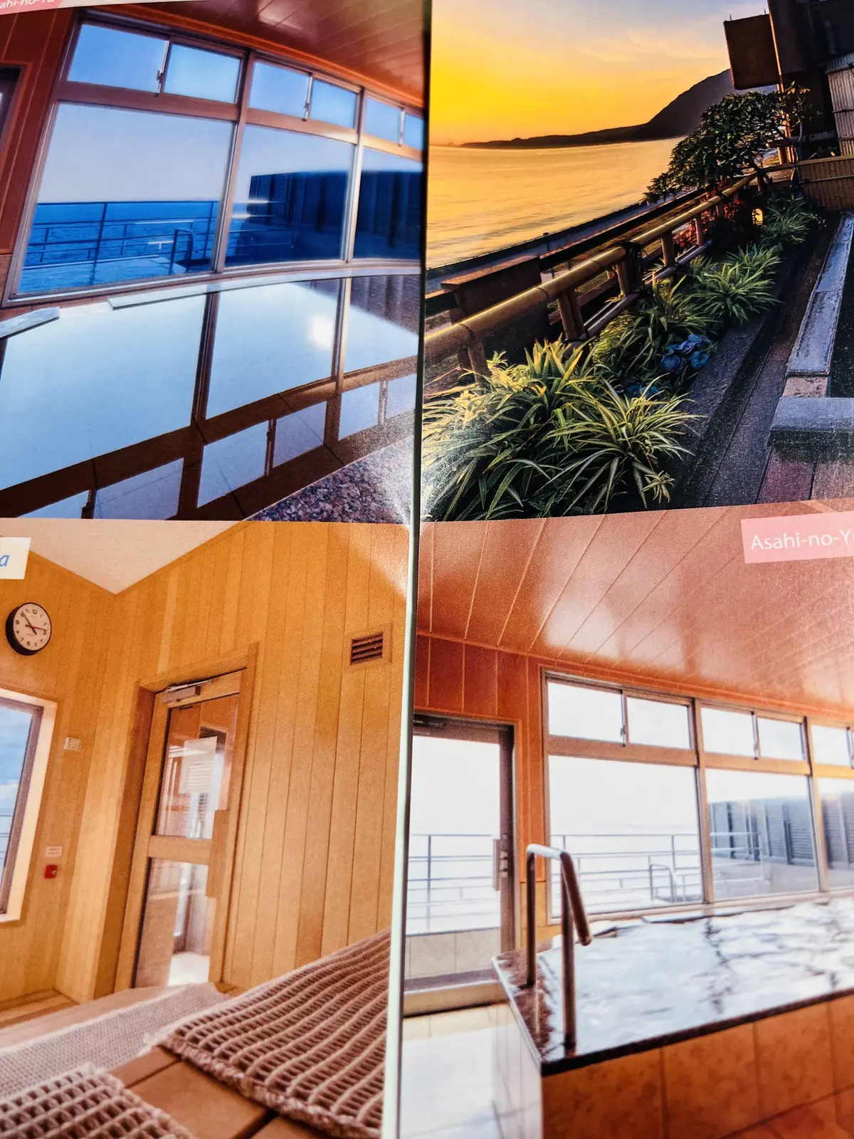 オーシャンビューの露天風呂もあるお宿でした♡