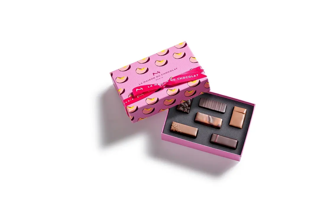 ラ・メゾン・デュ・ショコラの「パッショネマン ペッシュ」6粒入