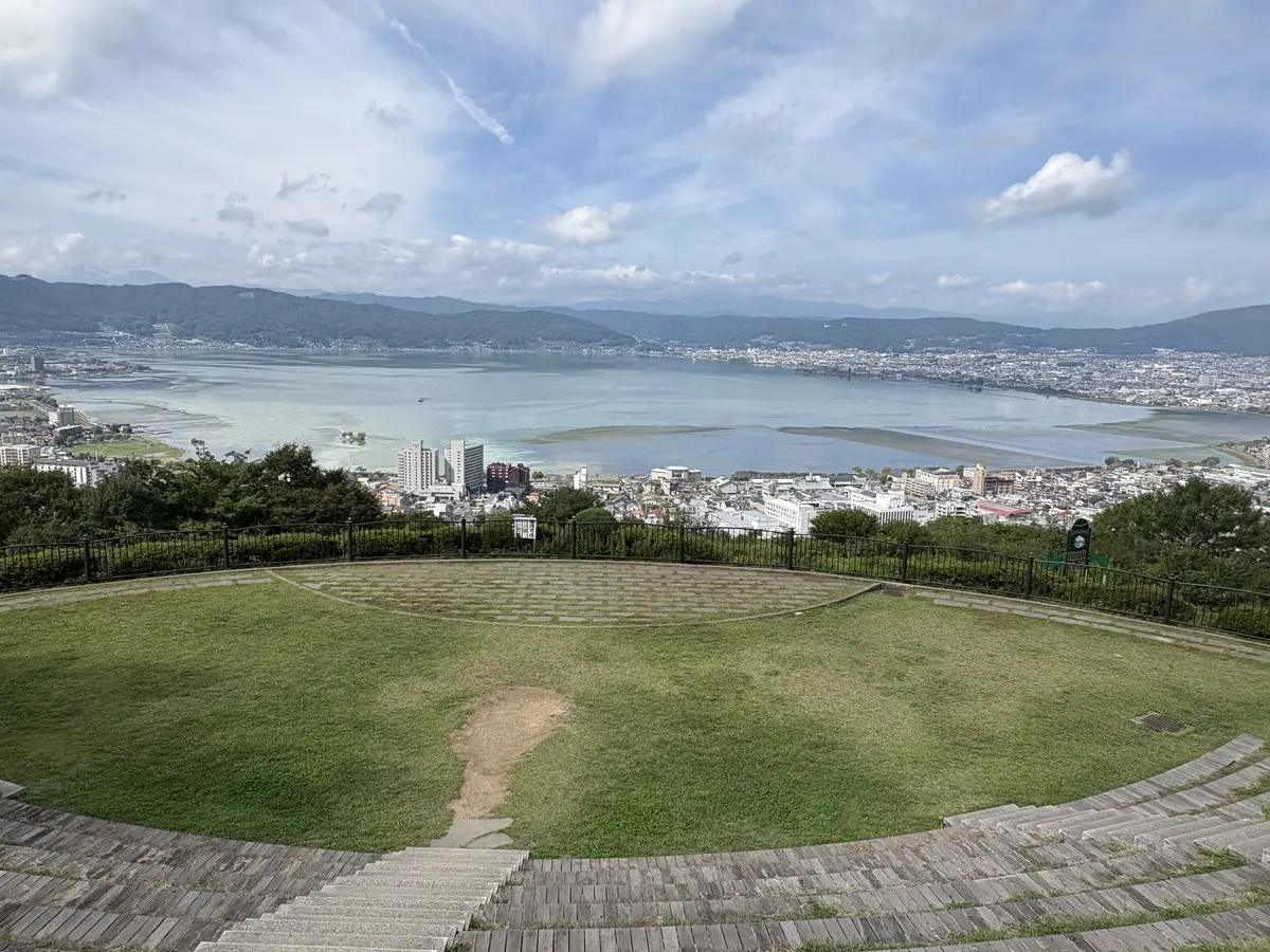 長野旅　諏訪湖　立石公園　聖地