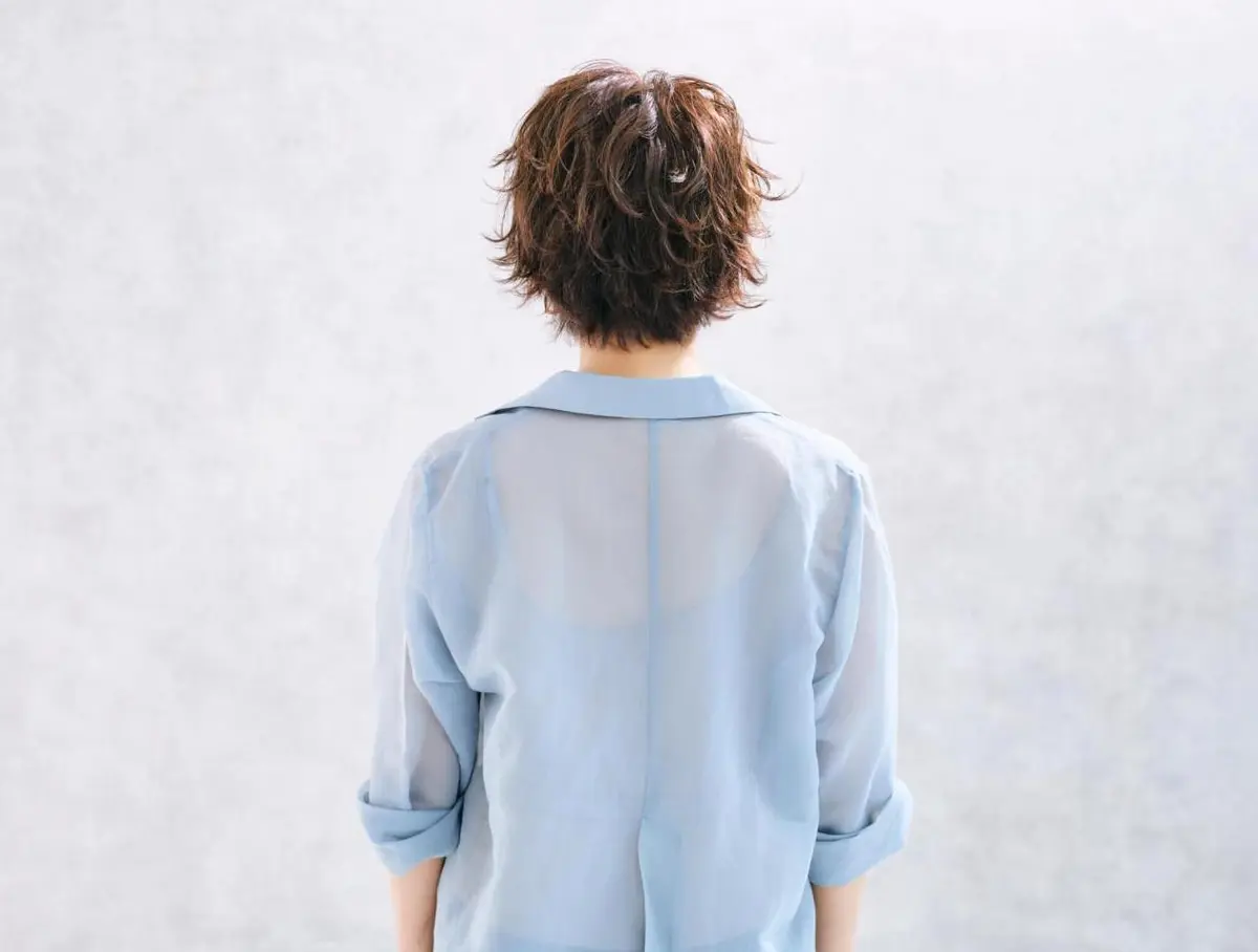 OurAge×Webエクラ 後から見たショートヘア