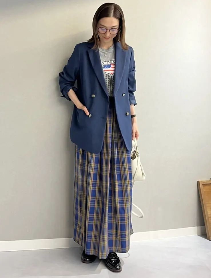 万能紺ブレ★8コーデの画像_6