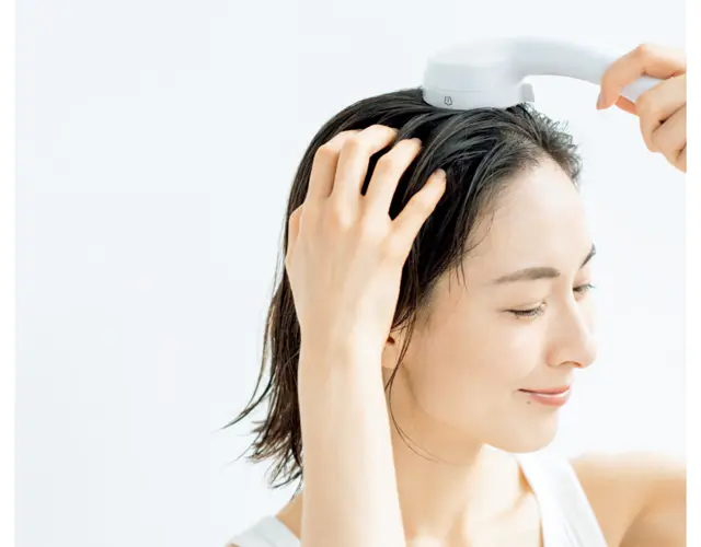 シャワーヘッドを地肌につけて“ため洗い”を