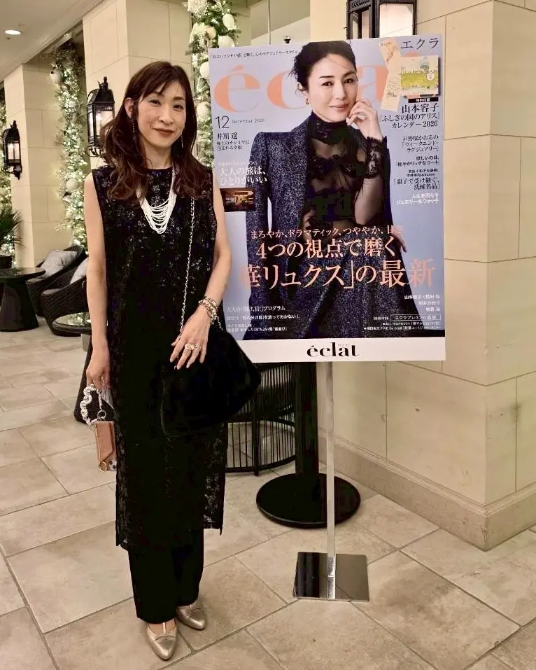 スパンコールのブラックコーデで【ソワレ・の画像_1