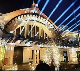 pos bloc グランドオープン　レーザーショー