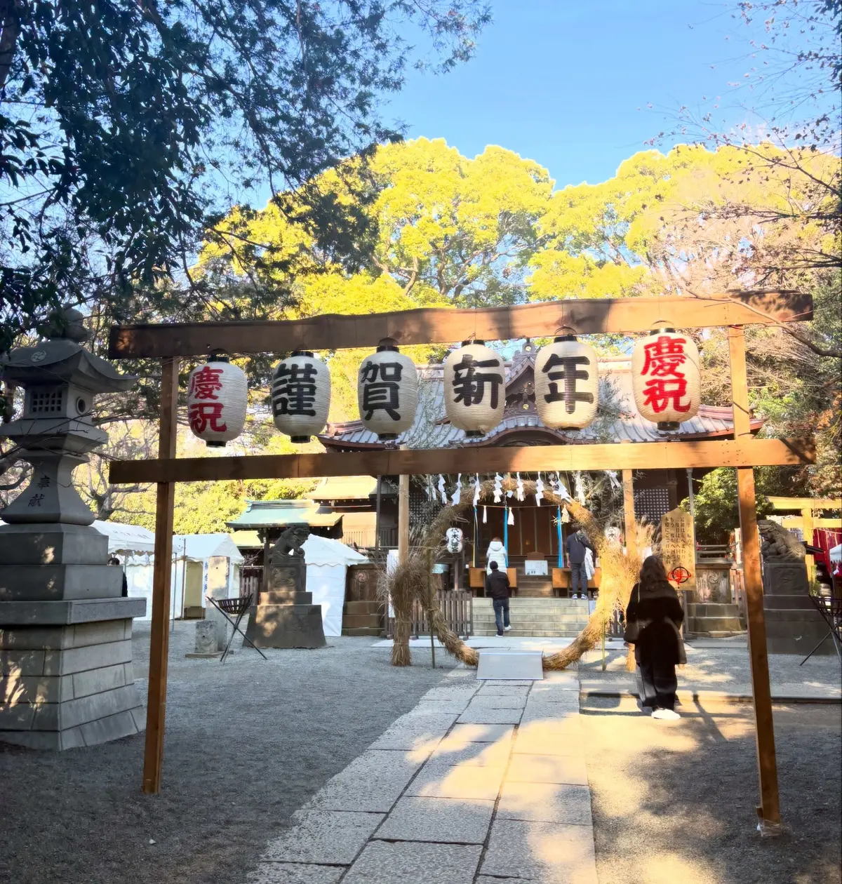 代々木八幡宮　茅の輪