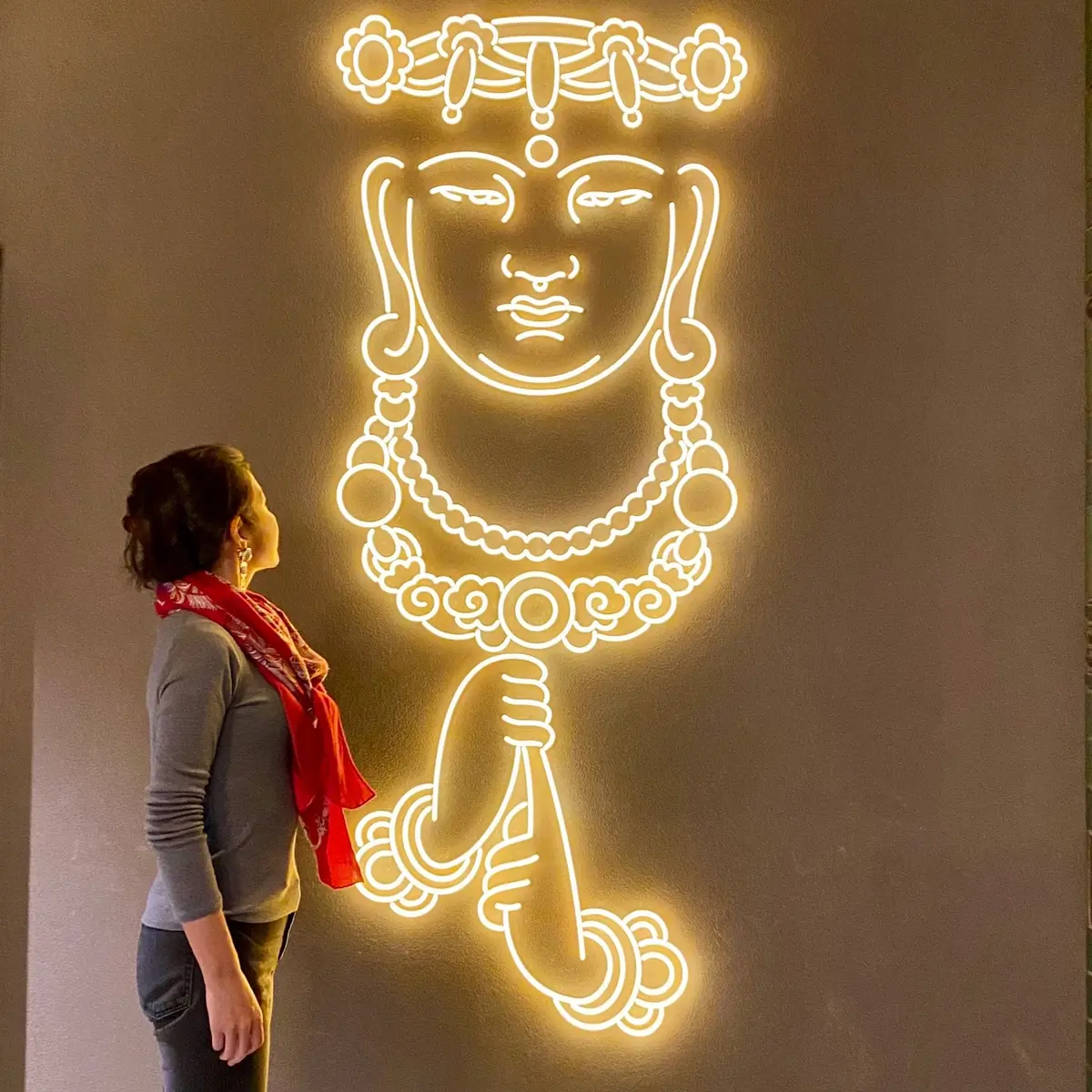 「エースホテル京都」エレベーターホールアート、ヒステリックグラマー　北村信彦制作