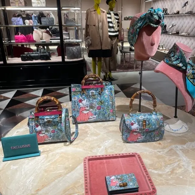 ヒグチユウコとグッチのコラボバッグ