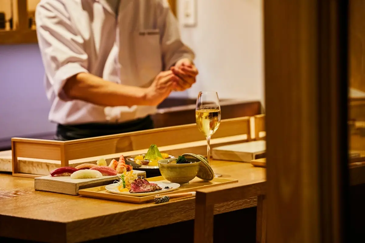 アンダーズ東京「the SUSHI クリスマスガラディナー 2022」