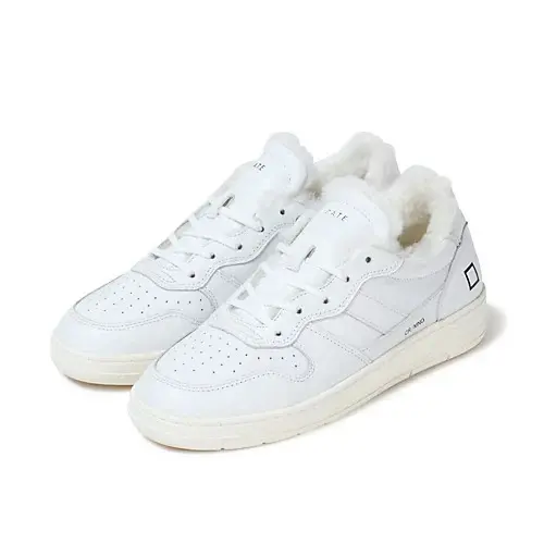 D.A.T.E.×eclat 【別注】COURT（ムートンスニーカー） ￥39,600