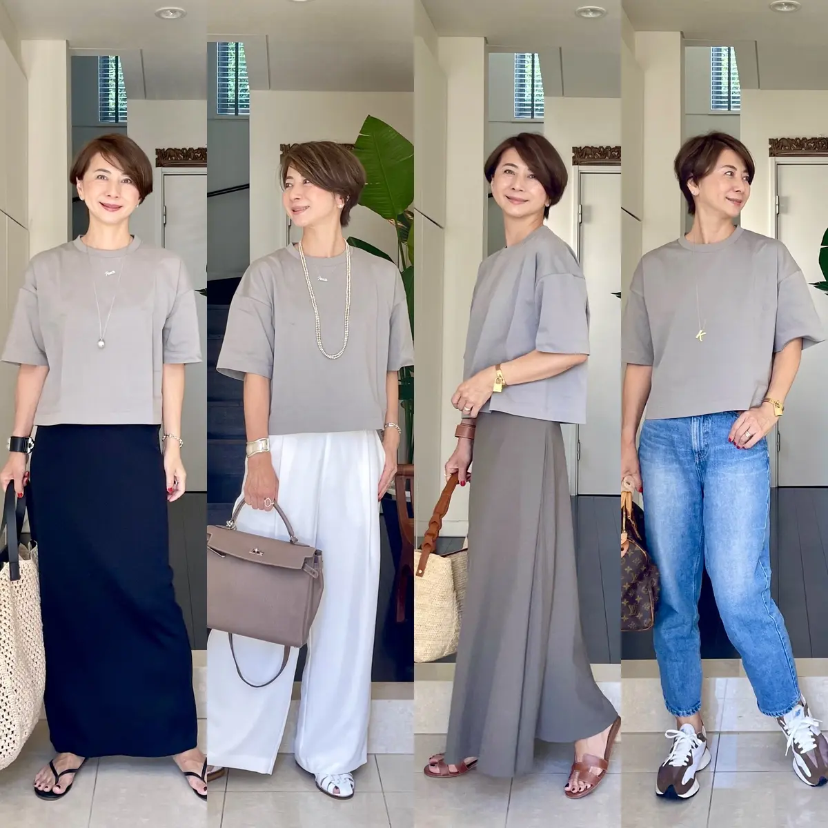 村山佳世子×SLONE　ショート丈Tシャの画像_1