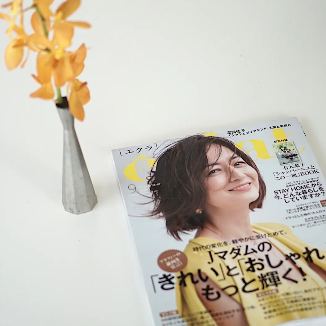 ラベンダーカラーのリネンマキシスカートの画像_5