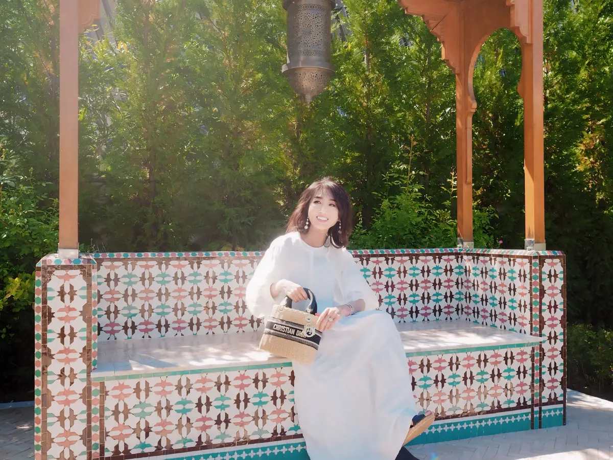 初夏の白ワンピコーデでぎふワールド・ローの画像_12