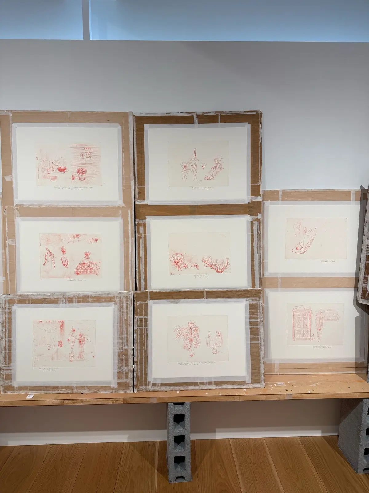 山本容子　山本容子版画展　　村上春樹　「哀しいカフェのバラード」カーソン・マッカラーズ