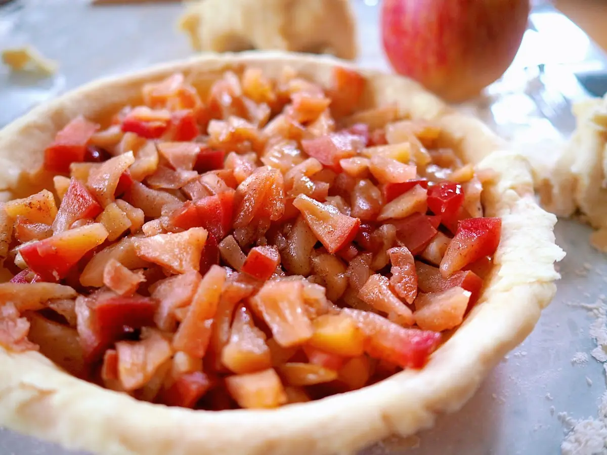 紅玉リンゴがびっしり詰まったVeganアの画像_2