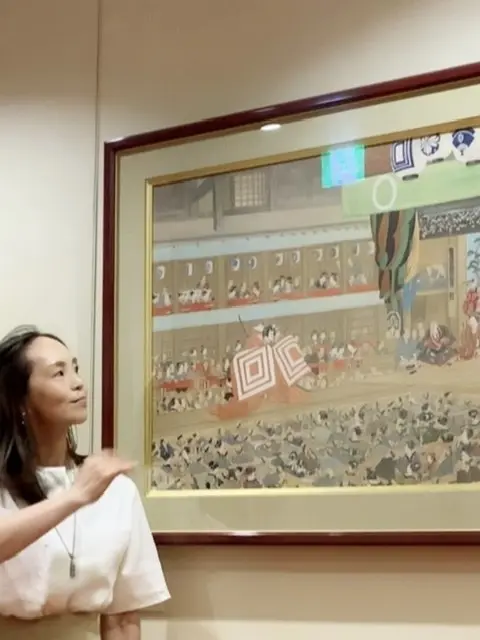 歌舞伎座内　暫