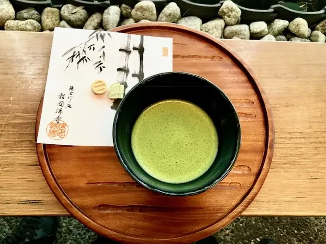 休耕庵のお抹茶