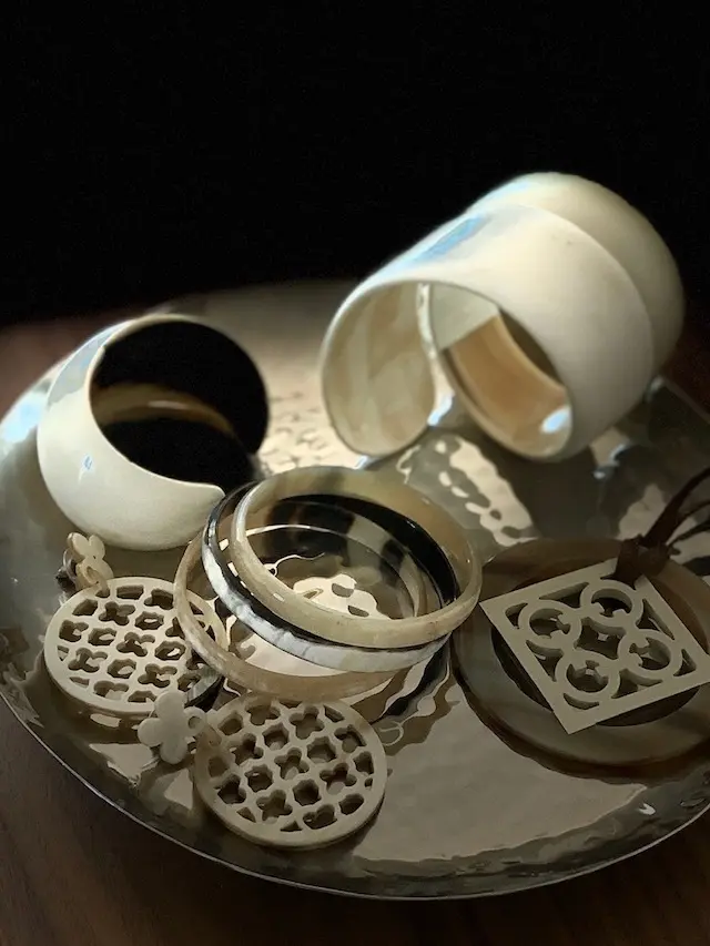 Oh!lala ホーンアクセサリー　夏コーデ　夏アクセサリー　バッファローホーン