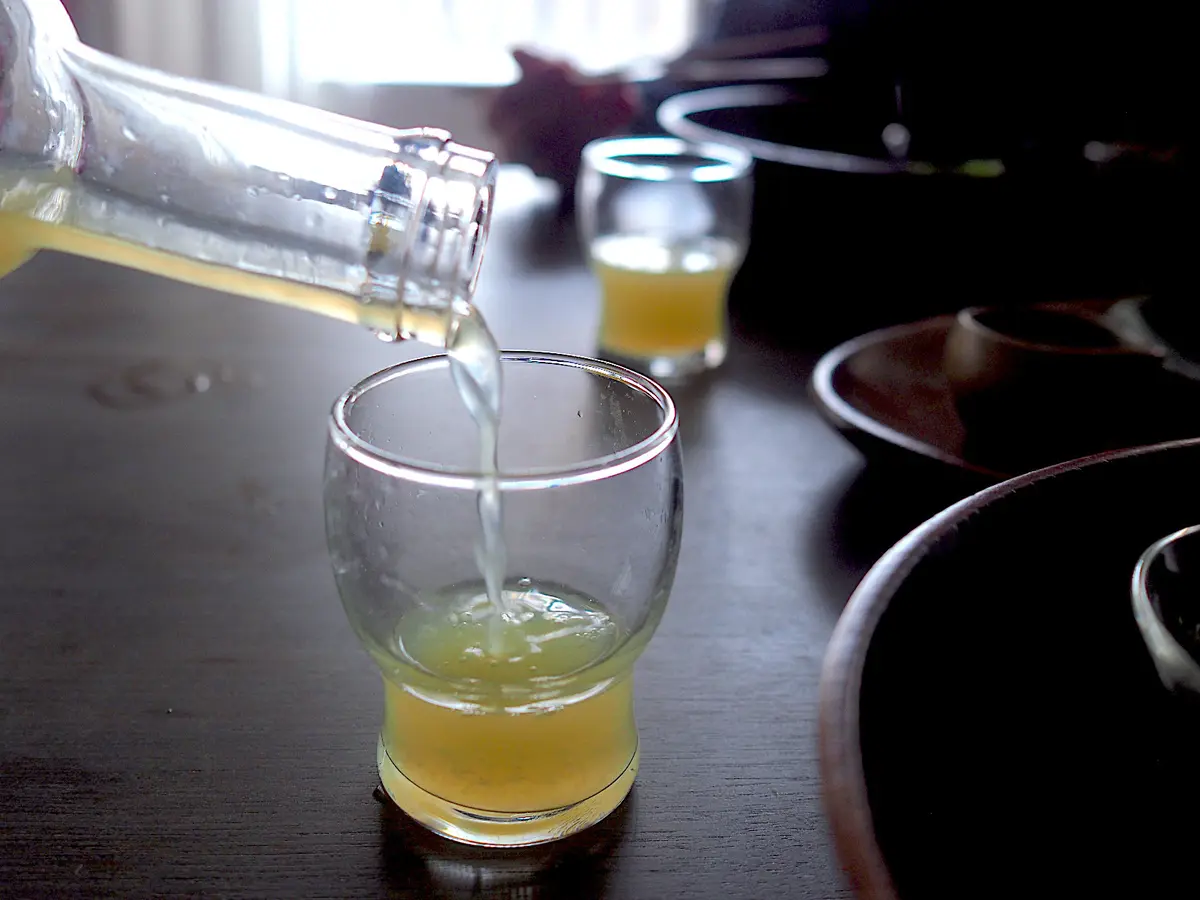 国産無農薬グレープフルーツのフレッシュジュース