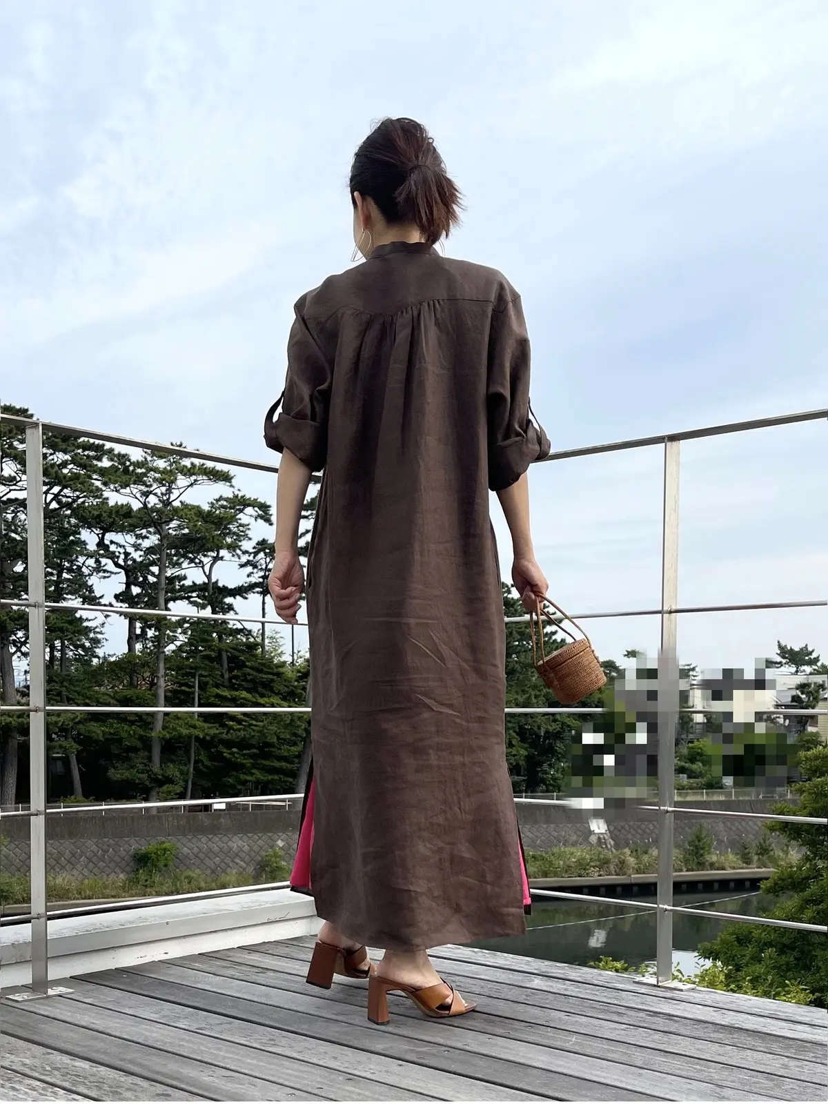 E by éclatの【リネンシャツワンの画像_9