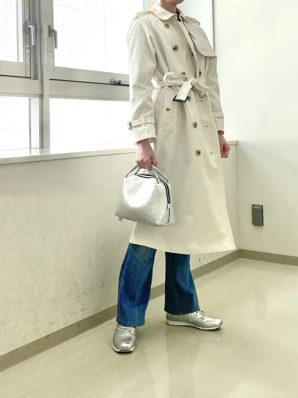 N.O.R.Cのトレンチコートコーデ③