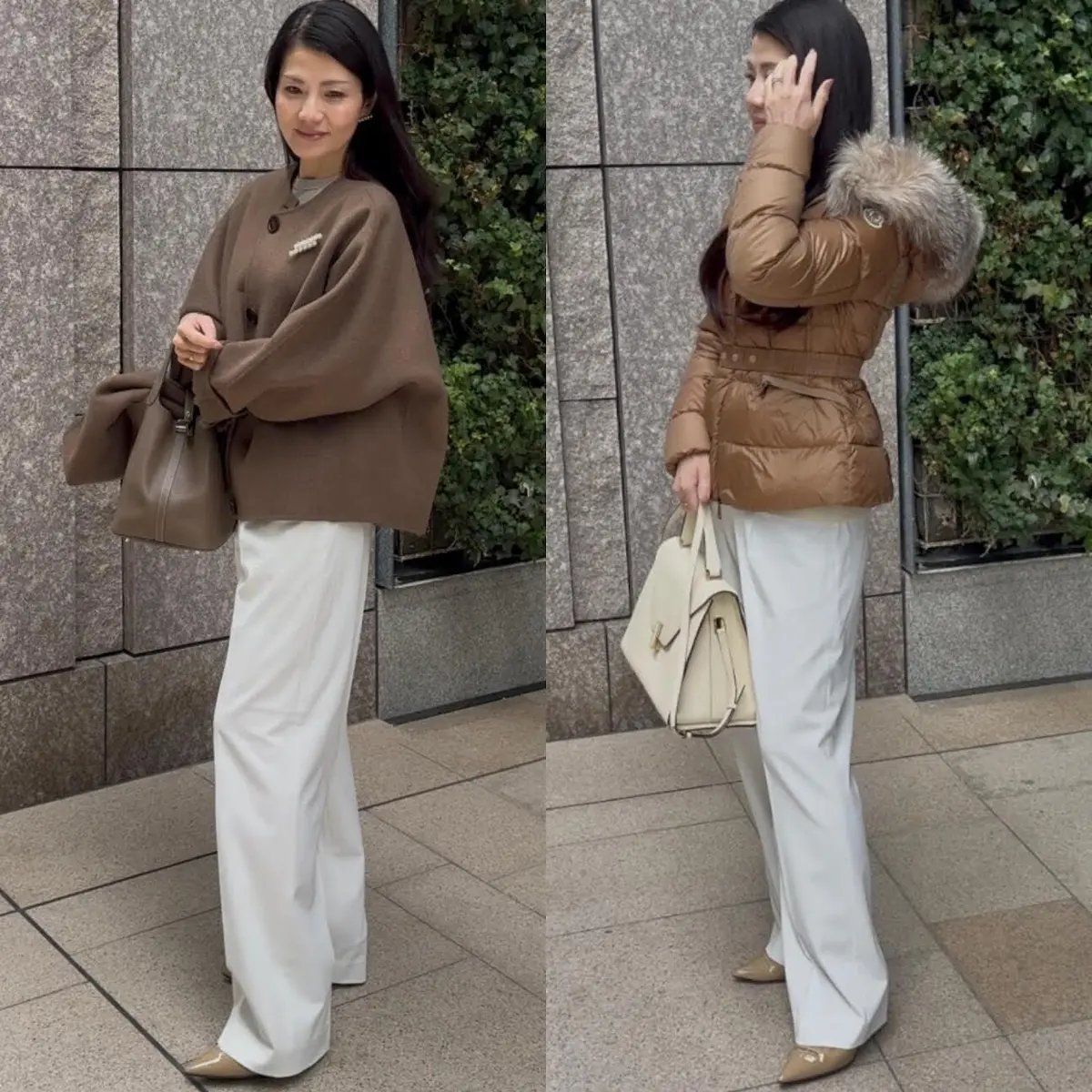 【UNIQLO】名品タックワイドパンツでの画像_1