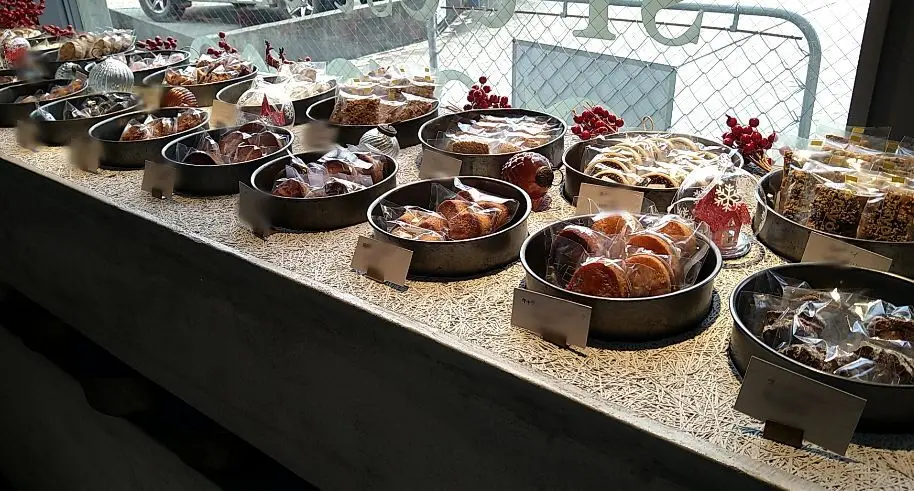 ストーブ焼き菓子