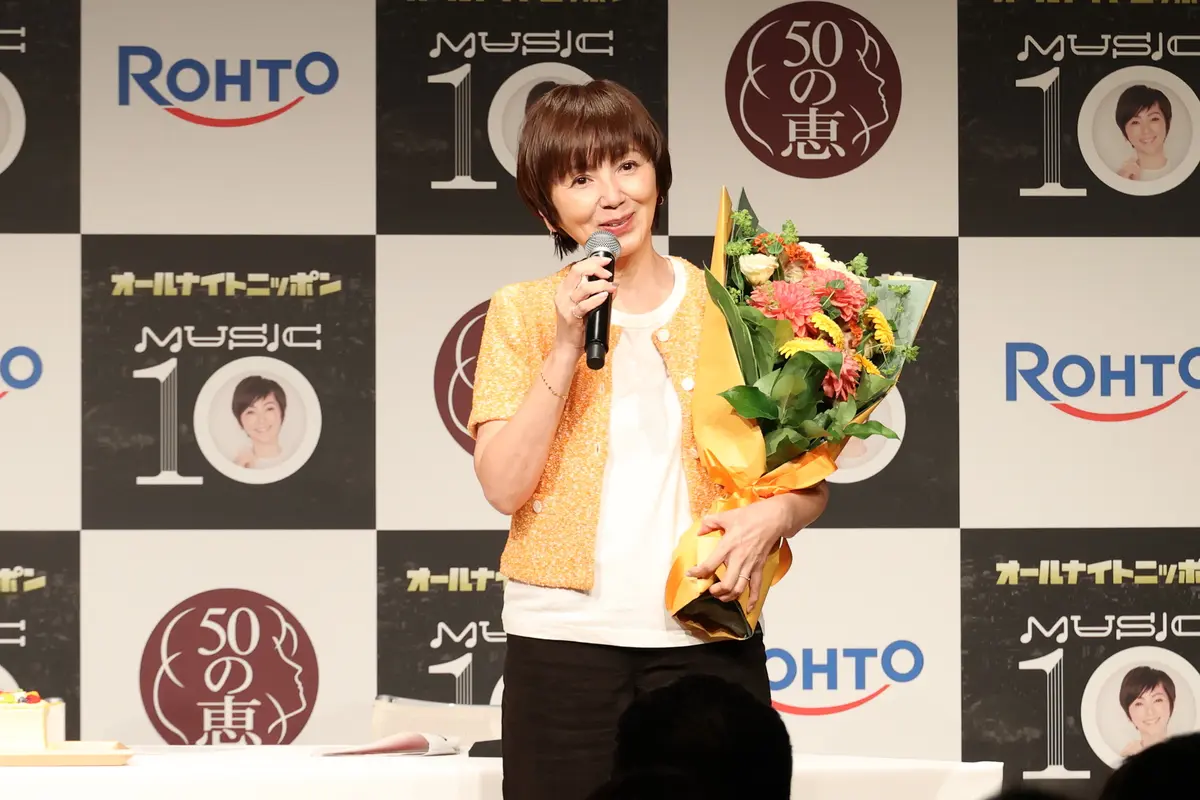 渡辺満里奈さん　イベント会場の様子