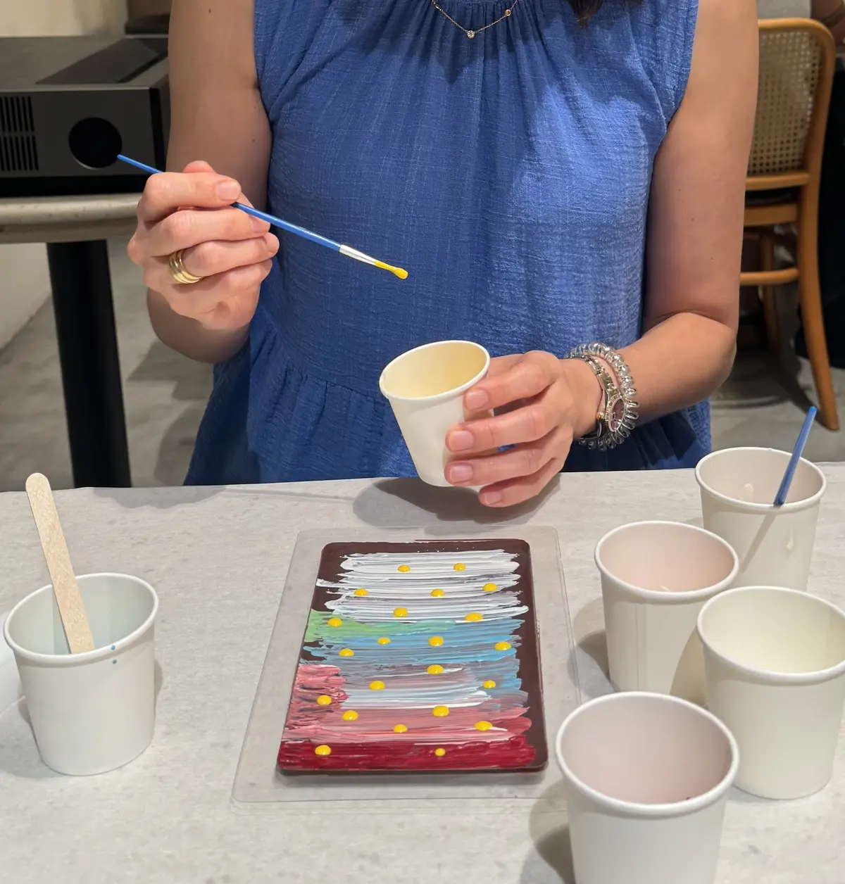 チョコレートペインティング