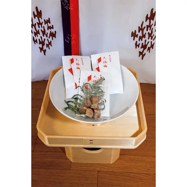 北野天満宮の「大福梅」の授与