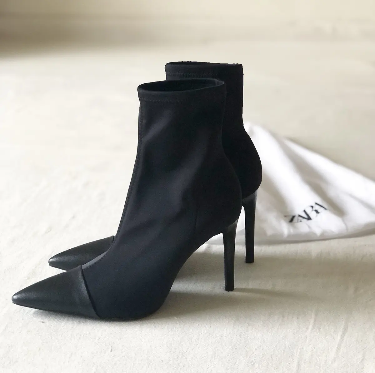 ZARAピンヒールブーツ★4コーデの画像_1