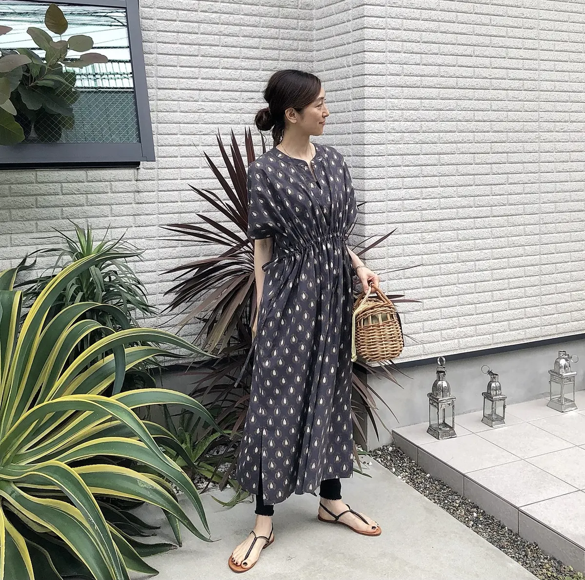 ブロックプリントワンピで妄想トリップ♩の画像_8