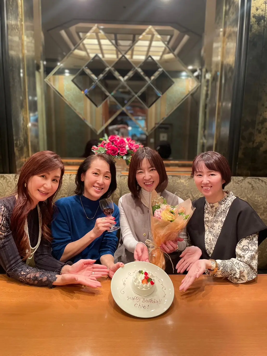 誕生日サプライズは大成功