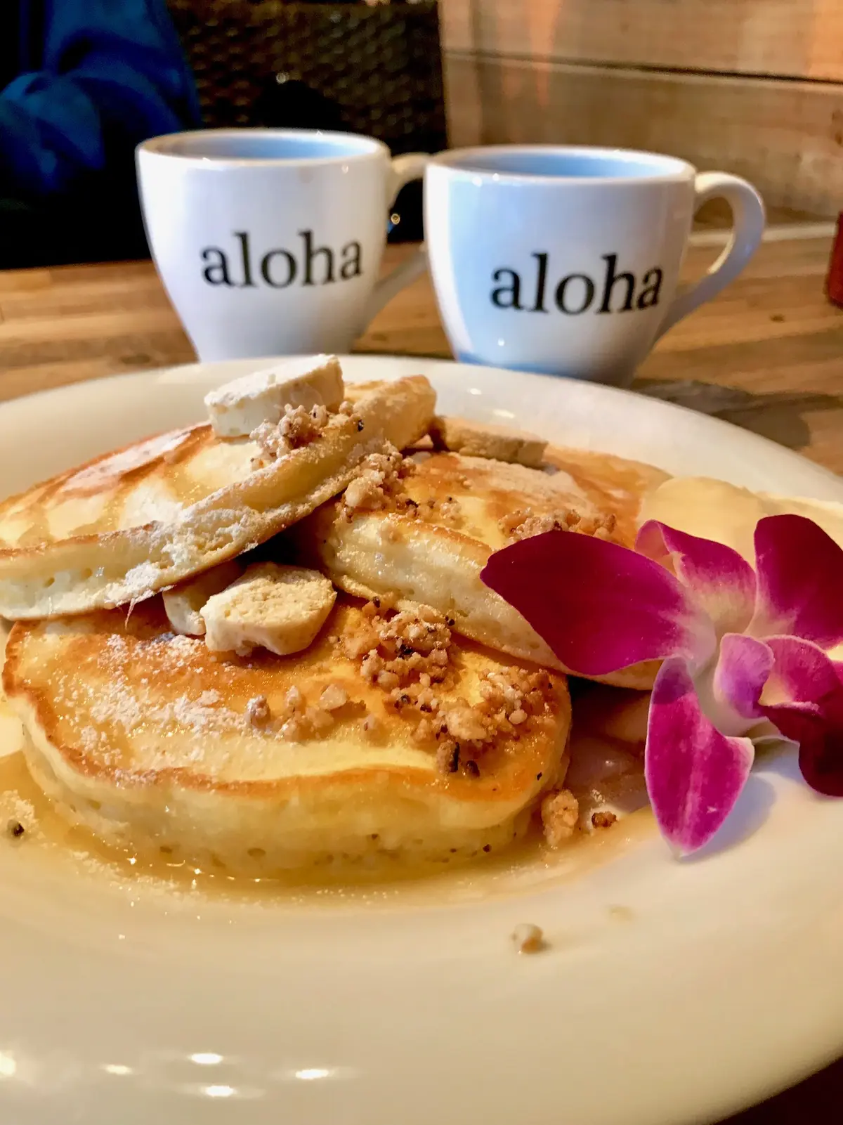 ビッグアイランド・ビーハニーパンケーキと ハワイアン・コナブレンドコーヒー