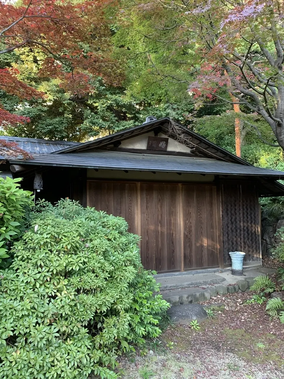 近くから拝見した茶室