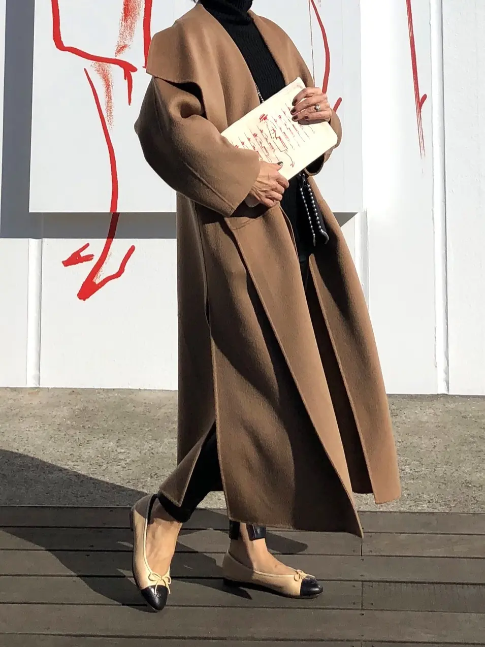 お気に入りキャメル色のコートとシャネル展の画像_4