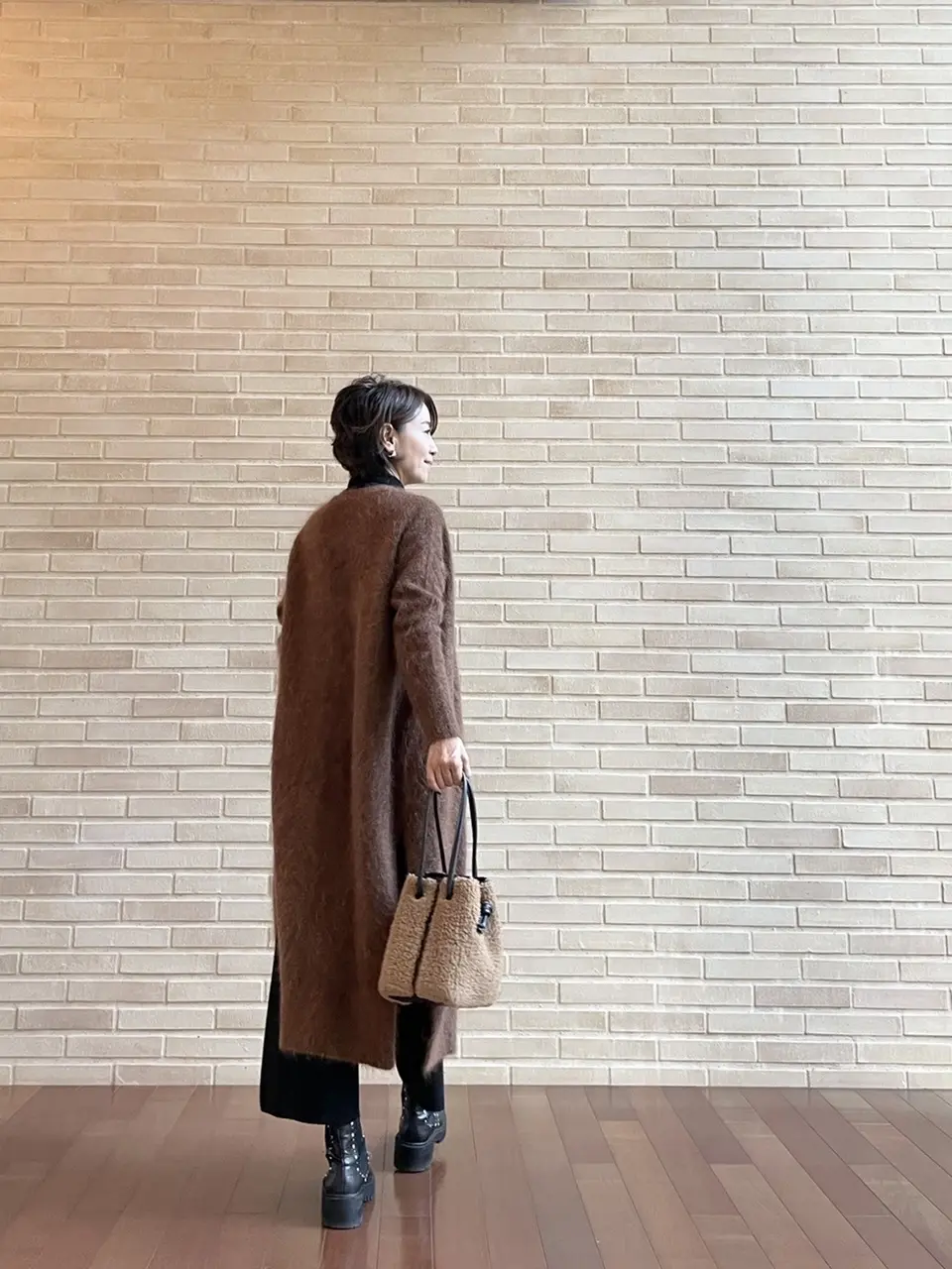 愛してやまないロングニットカーディガンの画像_2