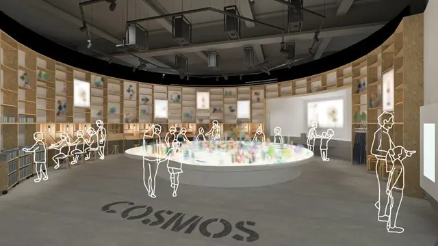 パナソニックセンター東京「AkeruE(アケルエ)」コスモスエリア