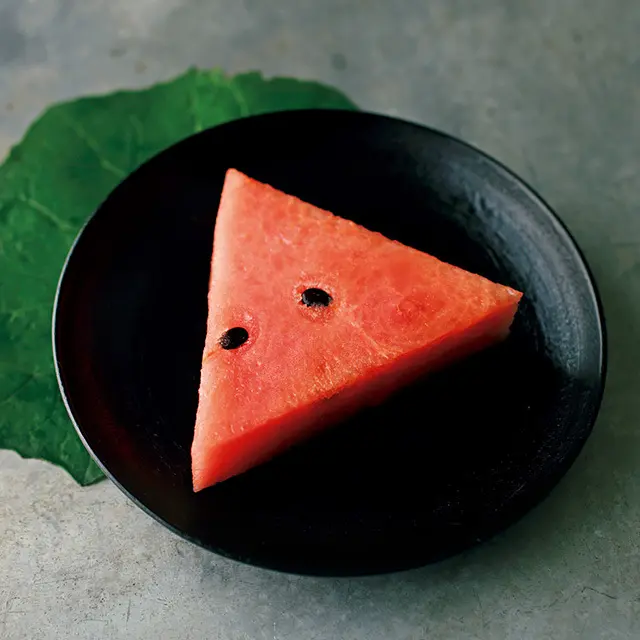 すいかの三角切り