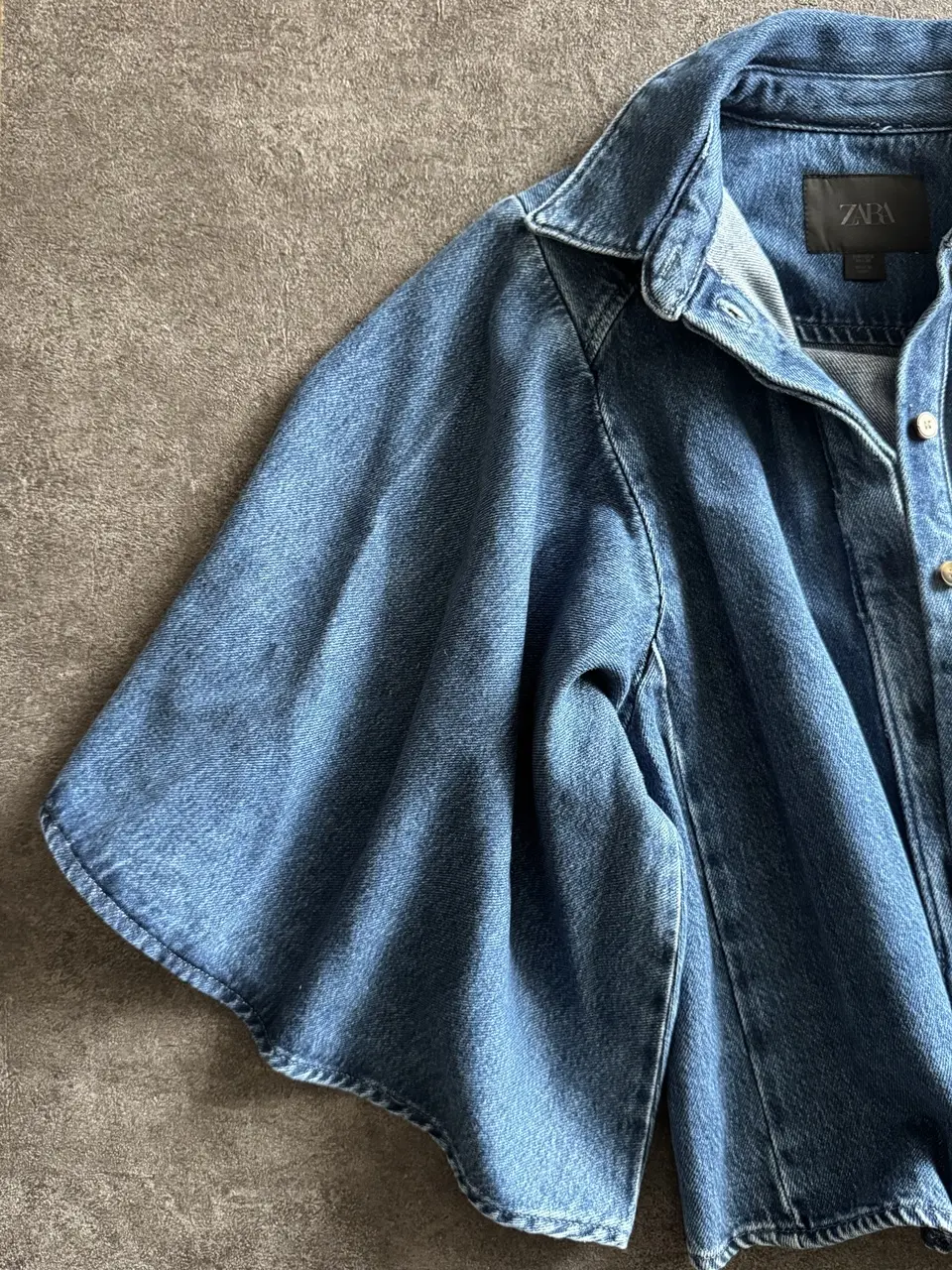 ZARA デニムキモノシャツ
