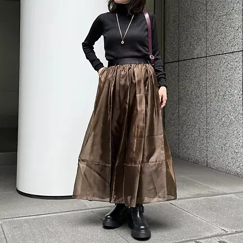 【50代秋コーデ】気温26度の服装。肌寒の画像_22